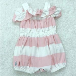 Ralph Lauren baby girl size 3 months romper